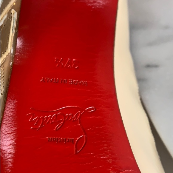 Christian Louboutin Differa SIGNED heels in nude - Picture 8 of 16